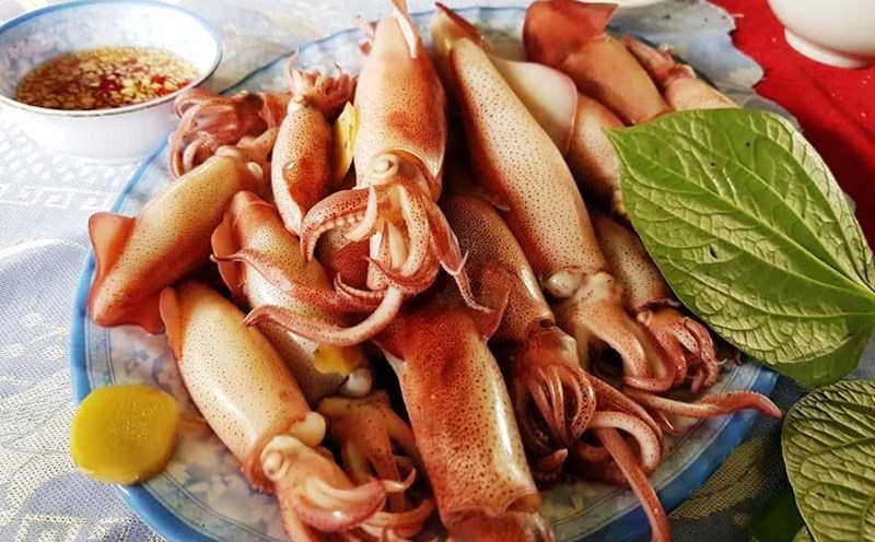Mực được chế biến thành nhiều món
