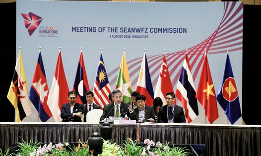 Hội nghị Uỷ ban Hiệp ước Khu vực Đông Nam Á không Vũ khí Hạt nhân (SEANWFZ). Ảnh: BNG. 