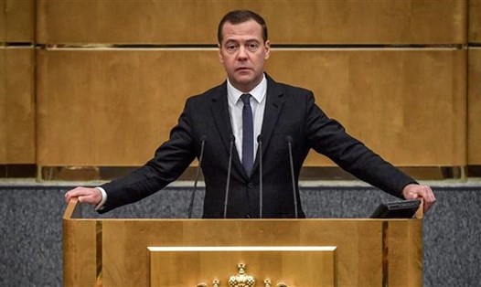 Thủ tướng Nga Dmitry Medvedev. Ảnh: PT. 