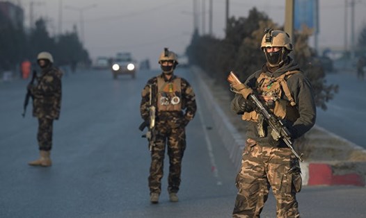 Lực lượng quân đội chính phủ Afghanistan. Ảnh: AFP