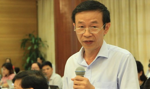 Giáo sư Nguyễn Văn Minh - Hiệu trưởng Đại học Sư phạm Hà Nội. Ảnh: Nguyễn Hà