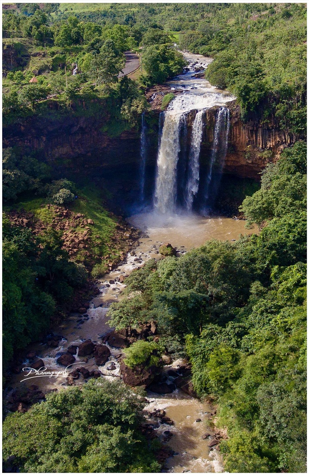 Thác Phú Cường. Ảnh: Phan Nguyên