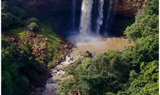 Thác Phú Cường. Ảnh: Phan Nguyên