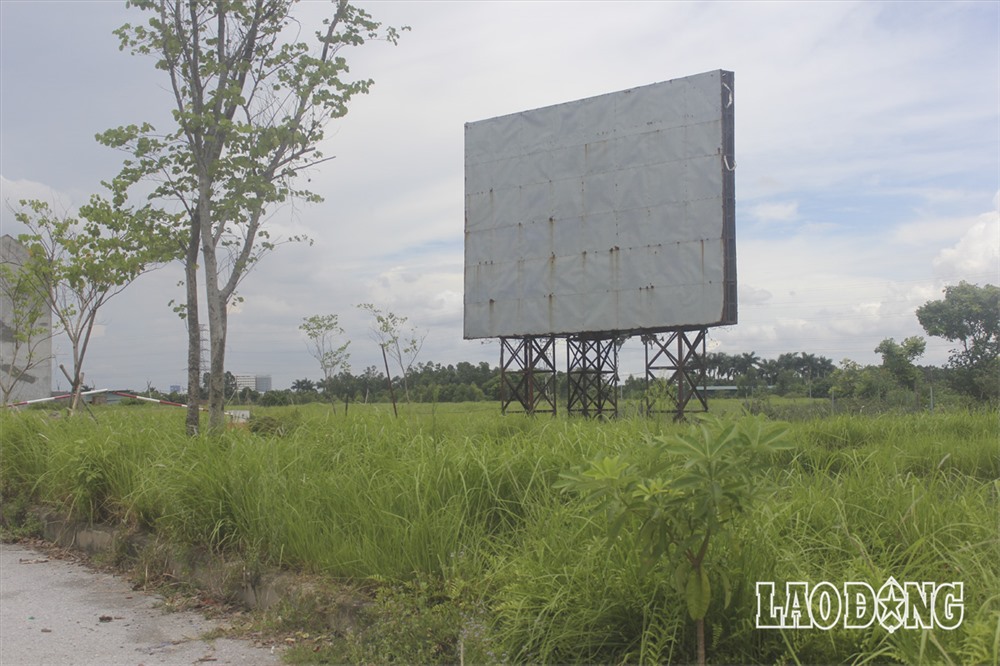 Những khu dự án hoang vu, chưa được triển khai.