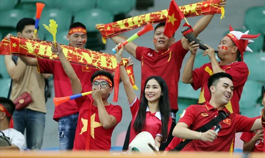 Chỉ có số ít khán giả đến Indonesia xem U23 VN. Ảnh: Đ.Đ