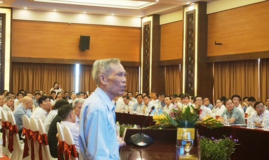 Ông Trương Đình Tuyển tại Hội thảo