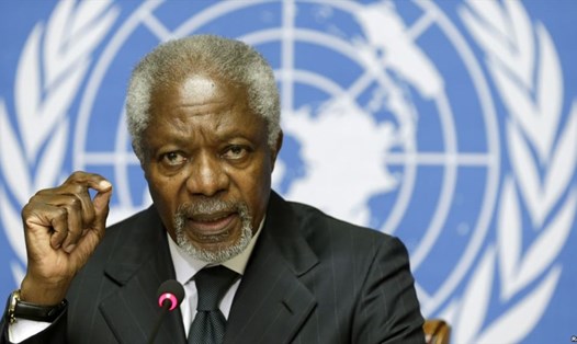 Cựu Tổng thư ký Liên Hợp Quốc Kofi Annan. Ảnh: Reuters