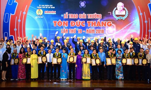 11 cá nhân được trao giải thưởng Tôn Đức Thắng là những công nhân, kỹ sư xuất sắc.