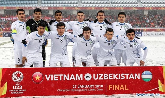 U23 Uzbekistan là đối thủ duyên nợ với U23 Việt Nam. Ảnh: Yang Lei