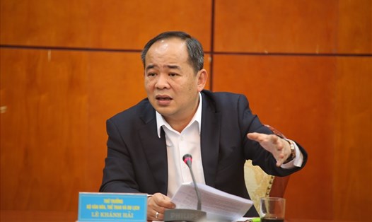 Thứ trưởng Lê Khánh Hải. Ảnh. GOV 