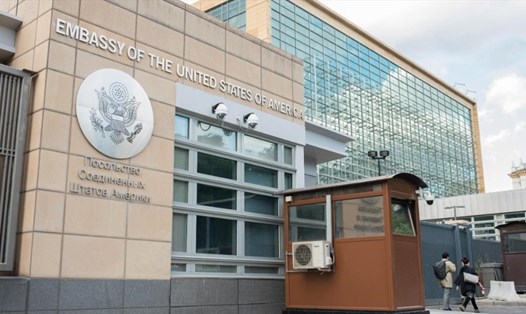 Người phụ nữ Nga bị cáo buộc làm gián điệp tại đại sứ quán Mỹ ở Mátxcơva. Ảnh: CNN