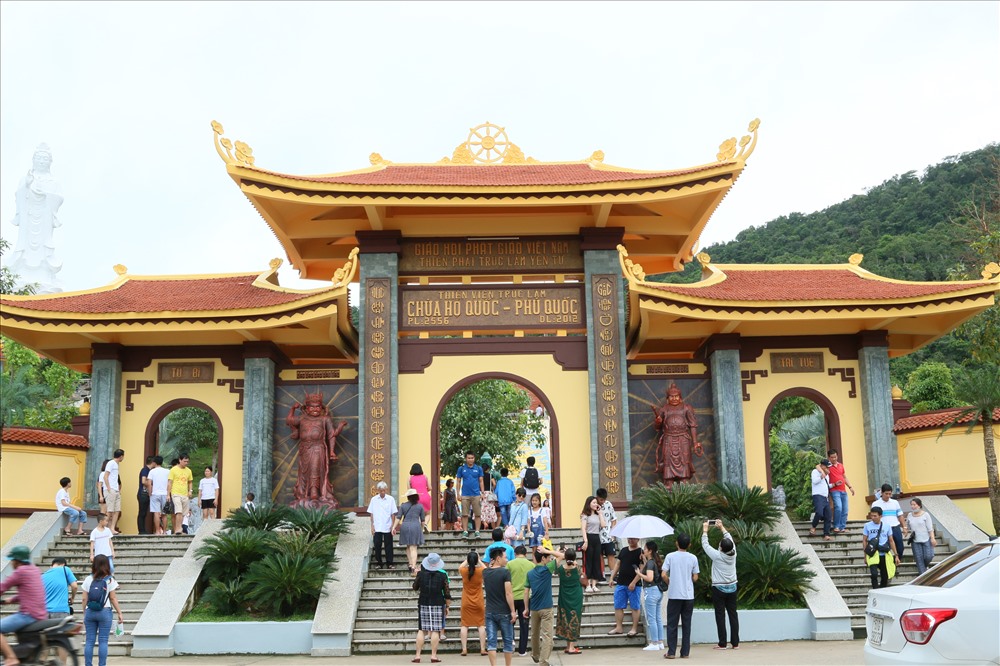  chùa Hộ Quốc (Thiền viện lớn nhất ở Phú Quốc hiện nay). Ảnh: Bảo Trung