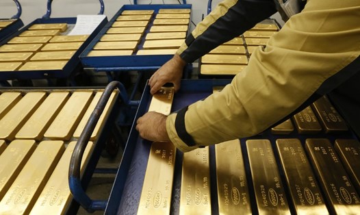 Dự trữ vàng của Nga đang tiến gần đến đỉnh cao dự trữ thời Xô Viết. Ảnh: Reuters