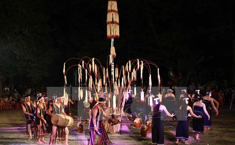 Múa Xoang ở Tây Nguyên. Ảnh: Tư Liệu