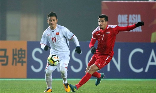 U23 Việt Nam sẽ tái ngộ đối thủ U23 Syria ở tứ kết ASIAD 18. Ảnh: Hữu Phạm