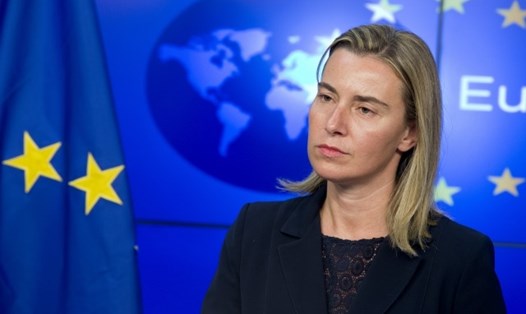 Cao ủy phụ trách đối ngoại EU Federica Mogherini. Ảnh: AM. 