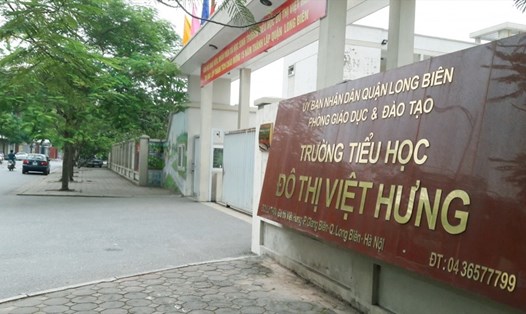 Trường Tiểu học Đô thị Việt Hưng (Long Biên, Hà Nội). Ảnh: Đình Tuệ