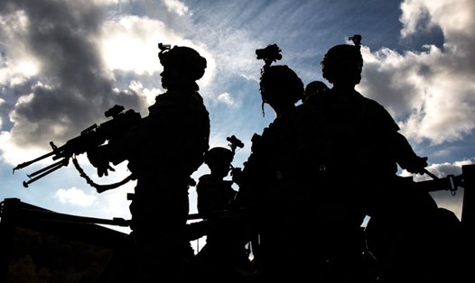 Cuộc tập trận của NATO - Ảnh: AFP