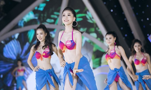 Các thí sinh Hoa hậu Việt Nam 2018. 
