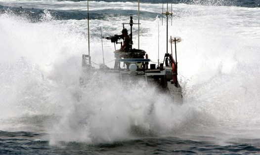 Tàu biên phòng Hy Lạp - Ảnh: AFP