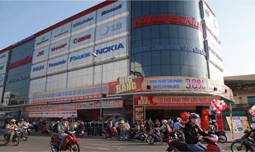Nhiều trung tâm điện máy của Nguyễn Kim bị kẻ gian mạo danh để lừa đảo khách hàng. Ảnh: Minh hoạ