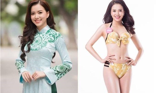 Hà Thanh Vân là nhan sắc được chú ý tại Hoa hậu Việt Nam.