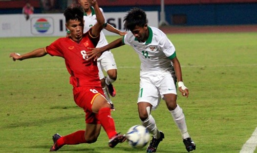 U16 Việt Nam thua ngược đối thủ U16 Indonesia, qua đó đánh mất vị trí nhì bảng A vào tay Myanmar. Ảnh: VFF