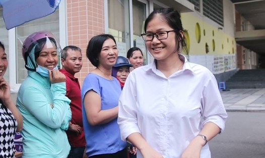 Thí sinh tham gia kỳ thi THPT quốc gia 2018 tại Hà Nội. Ảnh: Văn Phú