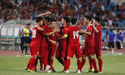 U23 Việt Nam có trận ra quân ấn tượng với chiến thắng 2-1 trước U23 Palestine. Ảnh: Đ.H