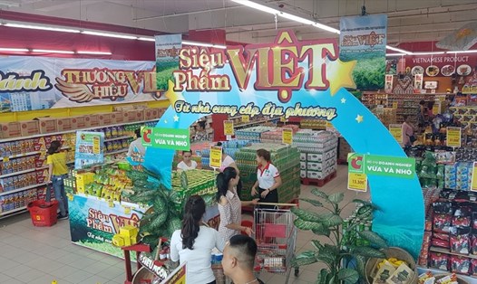 Chương trình Chắp cánh thương hiệu Việt tại Big C được nhiều khách hàng quan tâm.