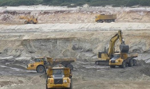 Dự án khai thác mỏ sắt Thạch Khê đã tạm dừng nhiều năm. Ảnh: Tiền Phong