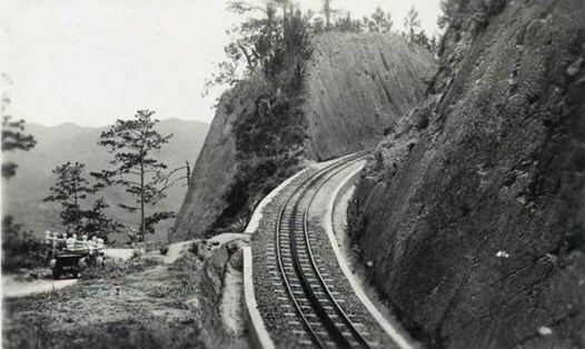 Bánh xe lửa có răng cưa. Ảnh: T.L