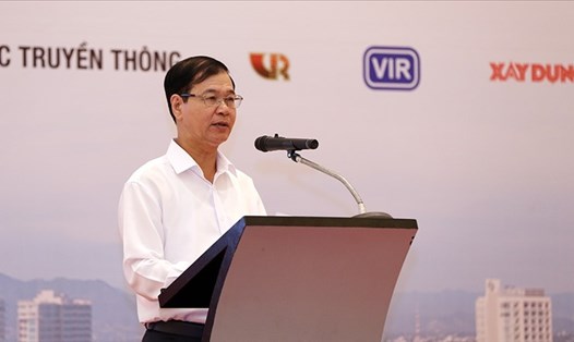 Ông Nguyễn Mạnh Hà, Phó chủ tịch Hiệp hội Bất động sản Việt Nam, phát biểu tại Diễn đàn bất động sản du lịch biển Việt Nam 2018. Ảnh: PV