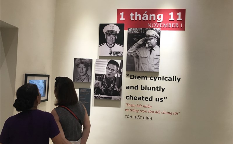 Một góc trưng bày ở tầng 2. Ảnh: H.V.M