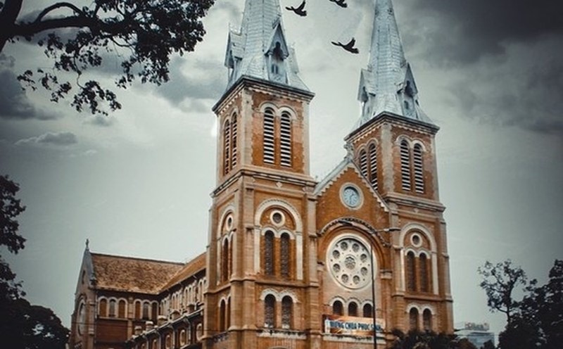Nhà thờ Đức Bà - Biểu tượng của Thành phố Hồ Chí Minh. Ảnh: Instagram @Cthinh_