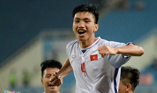 U23 Việt Nam 1-0 U23 Olympic Oman Ảnh: Zing.vn