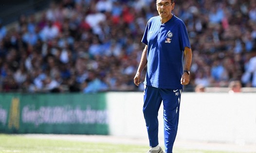 HLV Sarri còn nhiều việc phải làm trước ngày khai mạc Premier League. Ảnh: Getty Images.