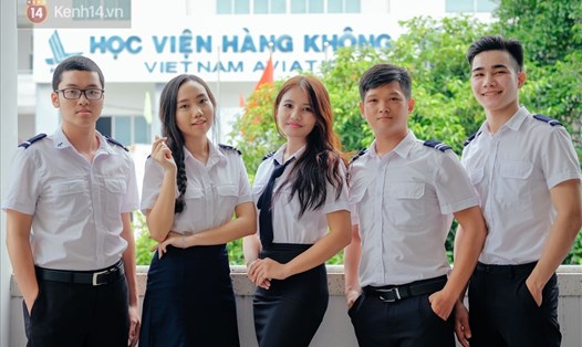 Sinh viên Học viện Hàng không Việt Nam. Nguồn ảnh: kênh 14
