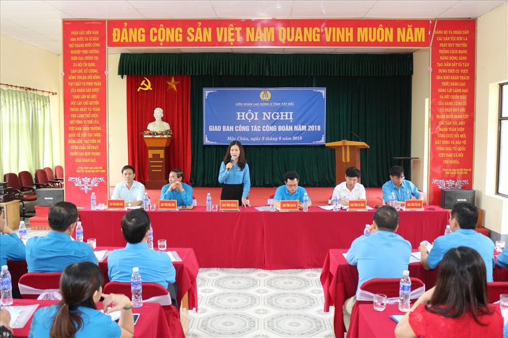 Hội nghị giao ban công tác công đoàn 6 tỉnh Tây Bắc.