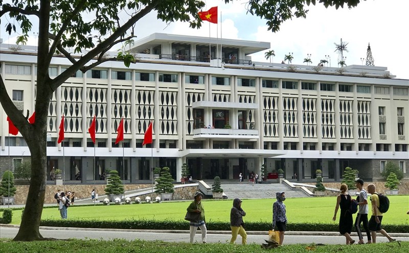 Dinh Độc Lập ngày nay là một điểm đến của TPHCM. Ảnh: H.V.M