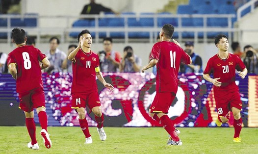U23 Việt Nam được thưởng "nóng" ở trận giao hữu. Ảnh: H.A