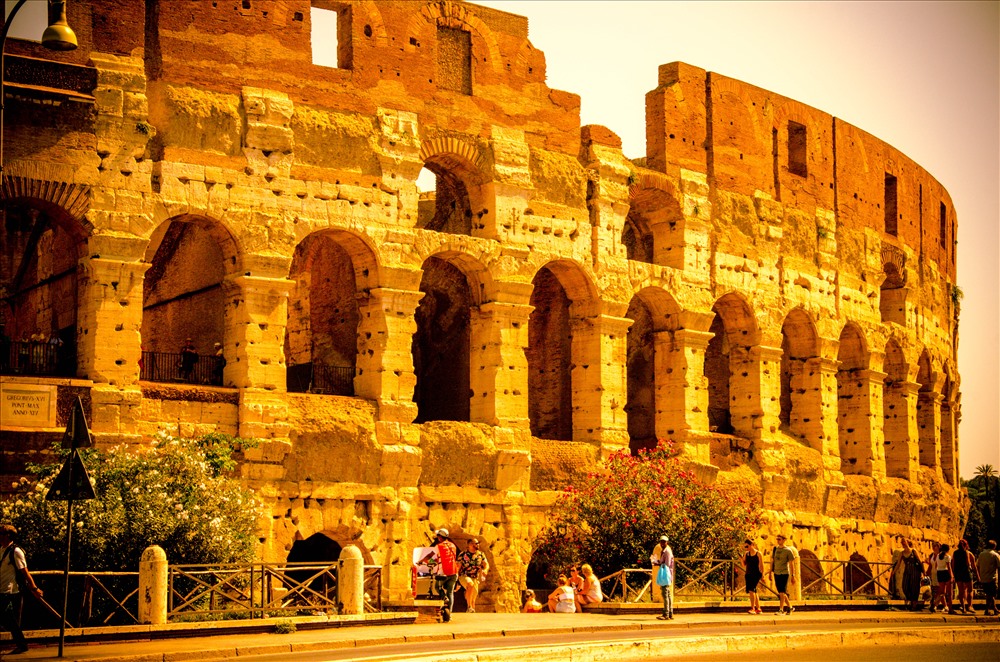 Đấu trường La Mã tại TP. Roma. Ảnh: Trần Ánh Dương