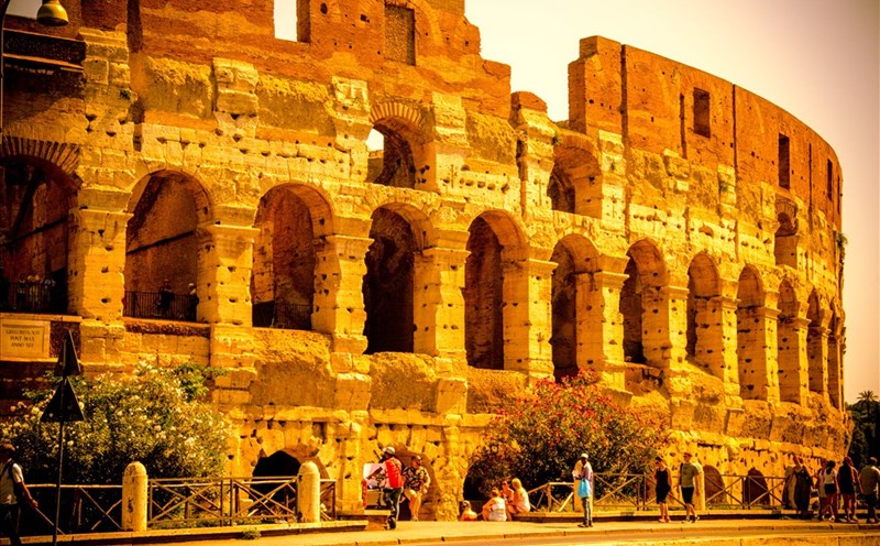 Đấu trường La Mã tại TP. Roma. Ảnh: Trần Ánh Dương