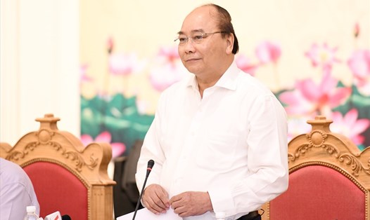 Thủ tướng Nguyễn Xuân Phúc phát biểu tại buổi làm việc với lãnh đạo chủ chốt tỉnh Quảng Ninh chiều 1.9. Ảnh: Cổng thông tin điện tử Chính phủ