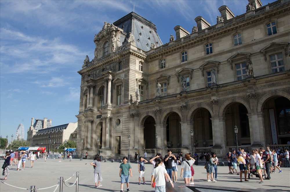 Một góc bảo tàng Lourve. Ảnh: Trần Ánh Dương