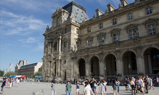 Một góc bảo tàng Lourve. Ảnh: Trần Ánh Dương