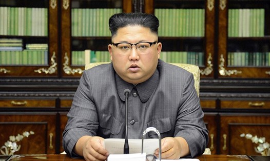 Nhà lãnh đạo Triều Tiên Kim Jong-un. Ảnh: AP