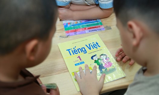 Vấn đề về dạy và học tài liệu Tiếng Việt lớp 1 - Công nghệ giáo dục được nhiều đại biểu dự phiên họp quan tâm. Ảnh: Hải Nguyễn