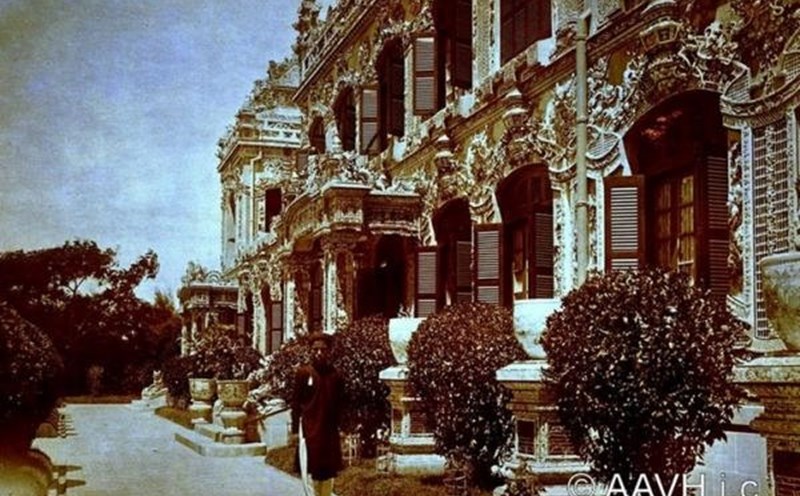 Một bức ảnh màu hiếm họi về Điện Kiến Trung. Ảnh: TL