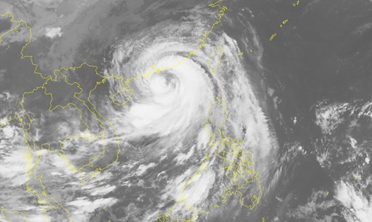 Hình ảnh vệ tinh bão số 6 Mangkhut
